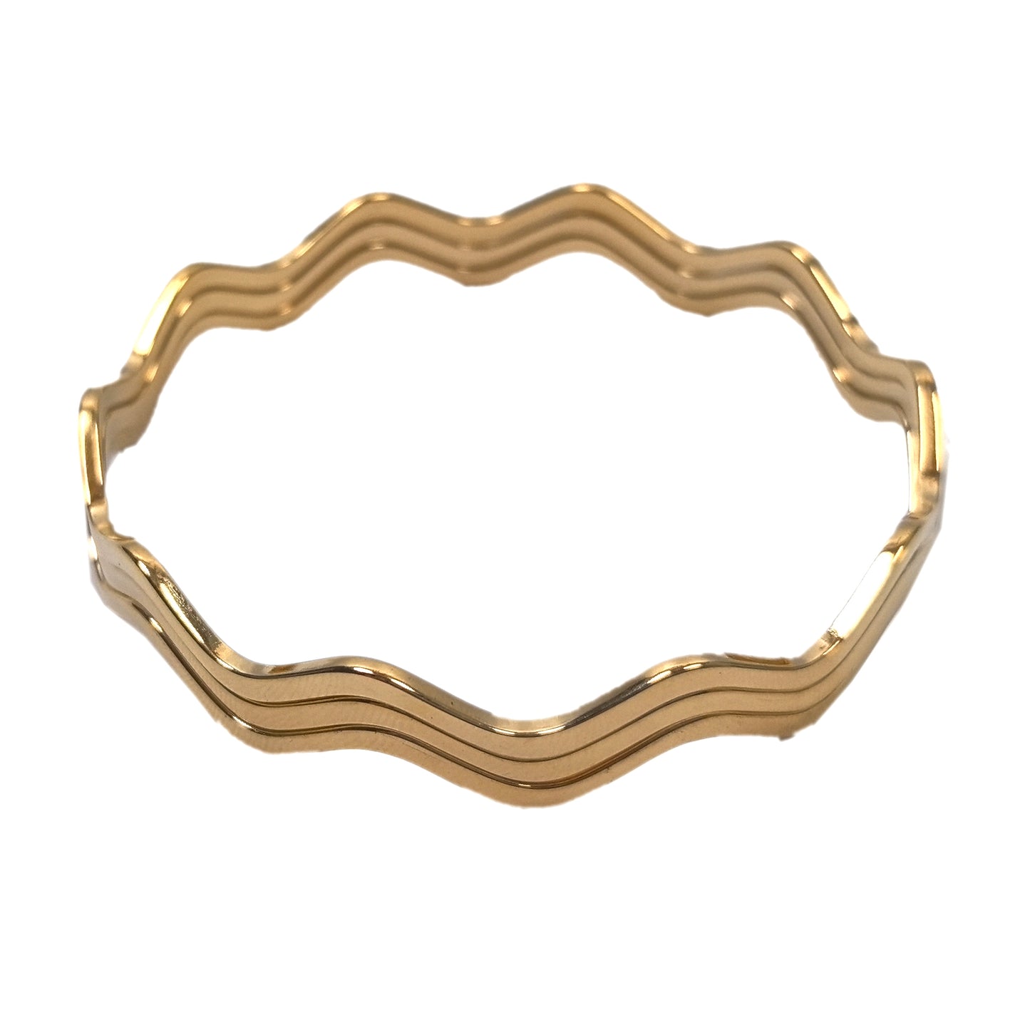 4-Piece 18K Gold-Plated Bracelets Set