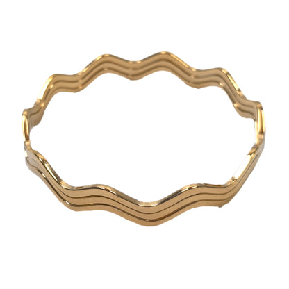 4-Piece 18K Gold-Plated Bracelets Set