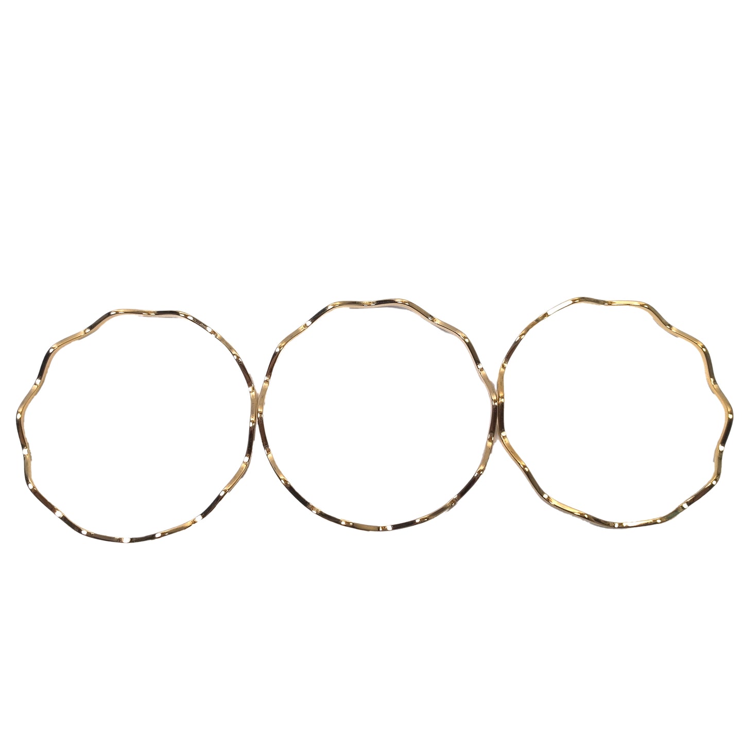 4-Piece 18K Gold-Plated Bracelets Set