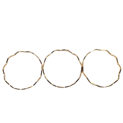 4-Piece 18K Gold-Plated Bracelets Set