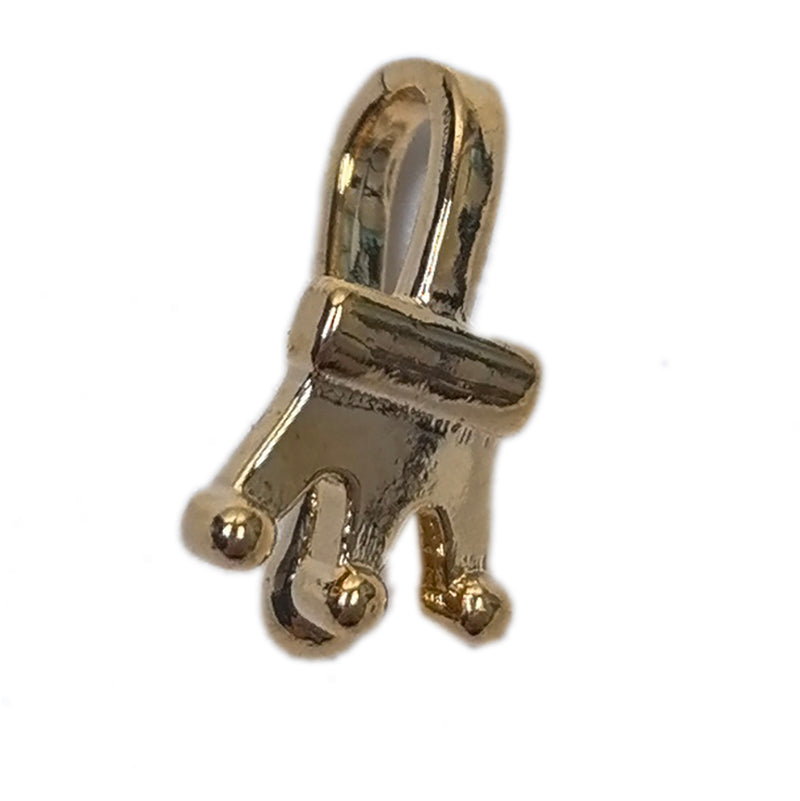 3 Pack Gold Plated Stainless Steel Navel Rings