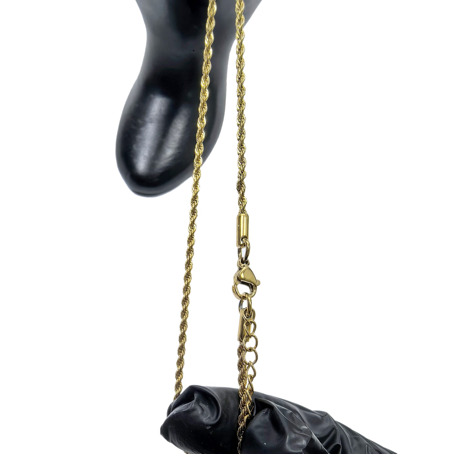 Romantic Shiny Zircon Double Love Heart Gold Plated Necklace