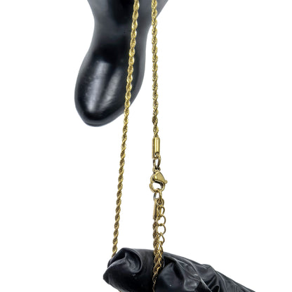 Romantic Shiny Zircon Double Love Heart Gold Plated Necklace