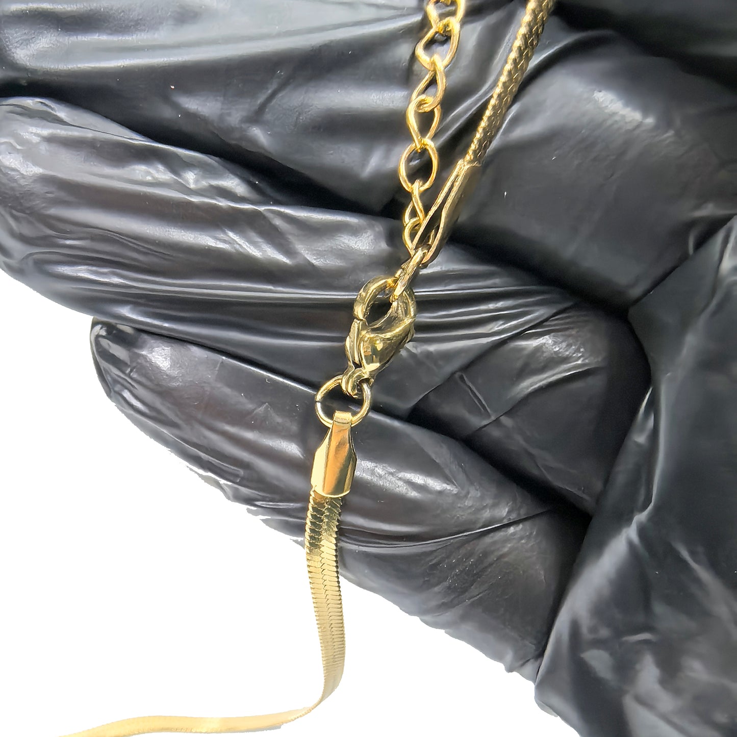 Lucky Four Leaf Clover Zircon Gold Plated Necklace