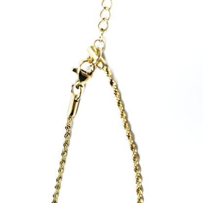 Floral Blossom Zircon Gold Plated Necklace