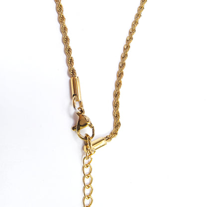 Butterfly Zircon Gold Plated Necklace