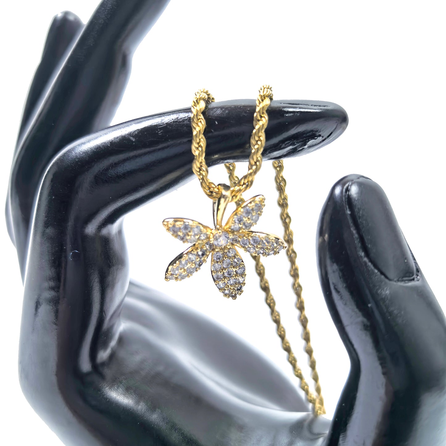 Gold-Plated Maple Leaf Pendant Necklace