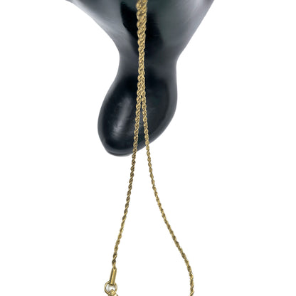 Gold Plated Clovers Crysta Pendant Necklace