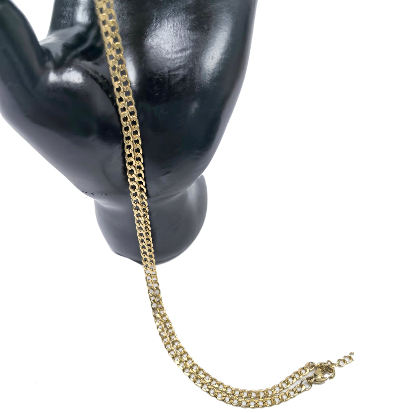 Gold Plated Monogram D Crown Pendant Necklace with Cubic Zirconia