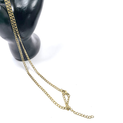 Gold Plated Monogram G Crown Pendant Necklace with Cubic Zirconia