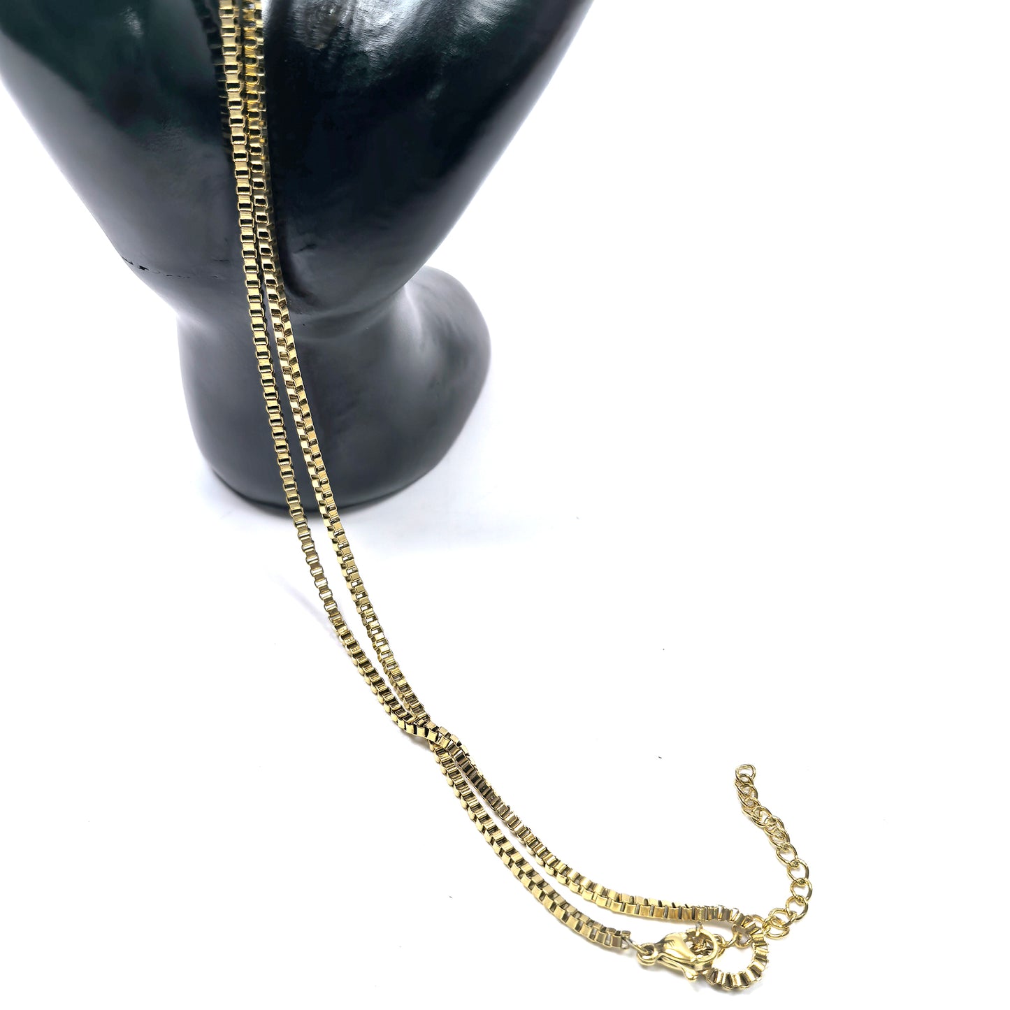 Gold Plated Monogram H Crown Pendant Necklace with Cubic Zirconia