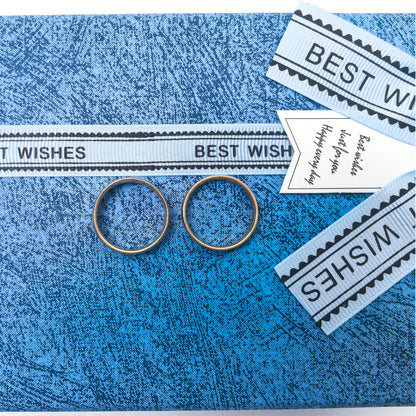 Love Gold Plated Couple Double Rings