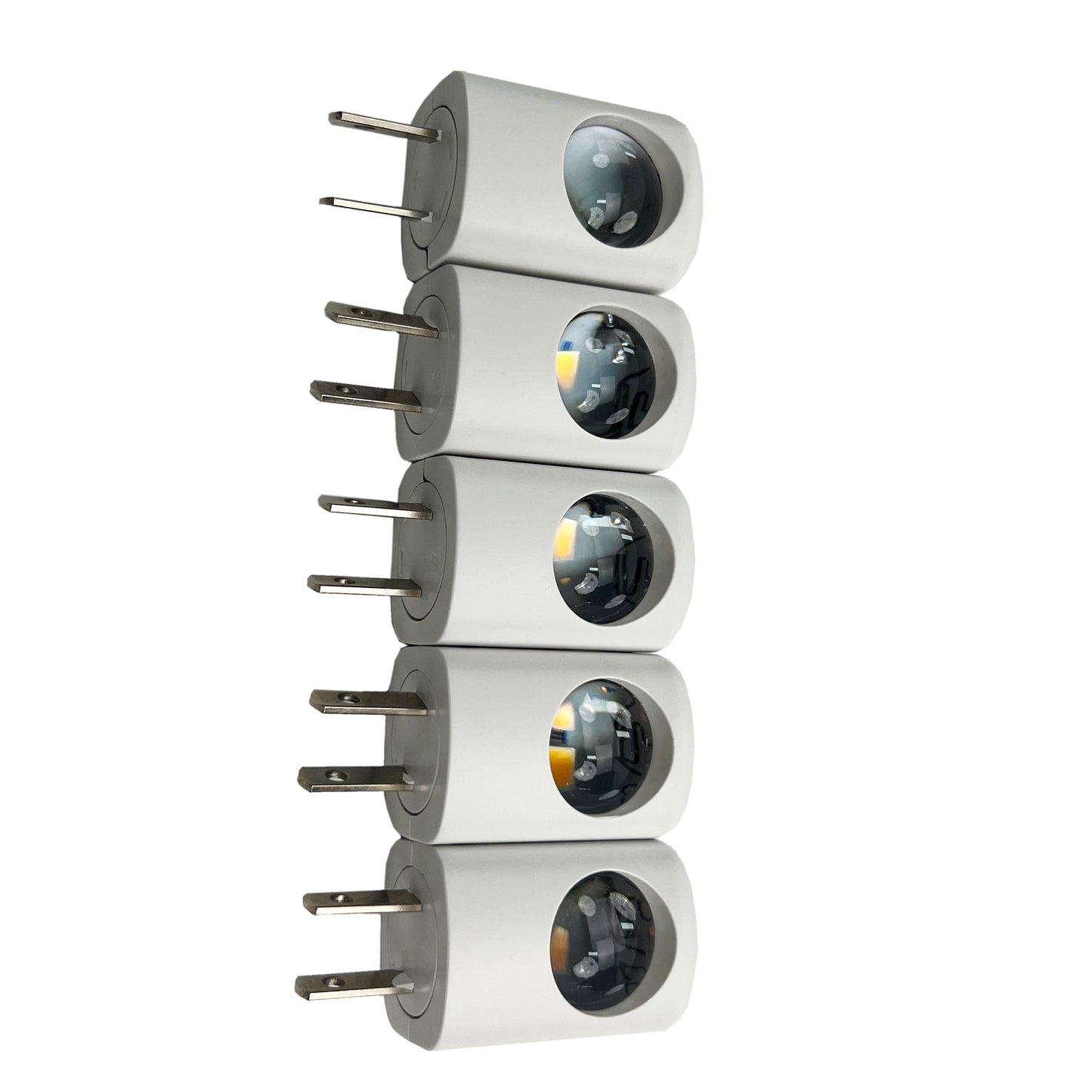 Mini LED Night Light Plug in 6 Units, White