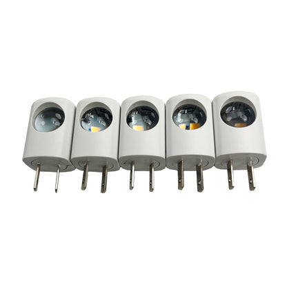Mini LED Night Light Plug in 6 Units, White