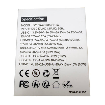 Aveda 65W GaN USB-C Wall Charger