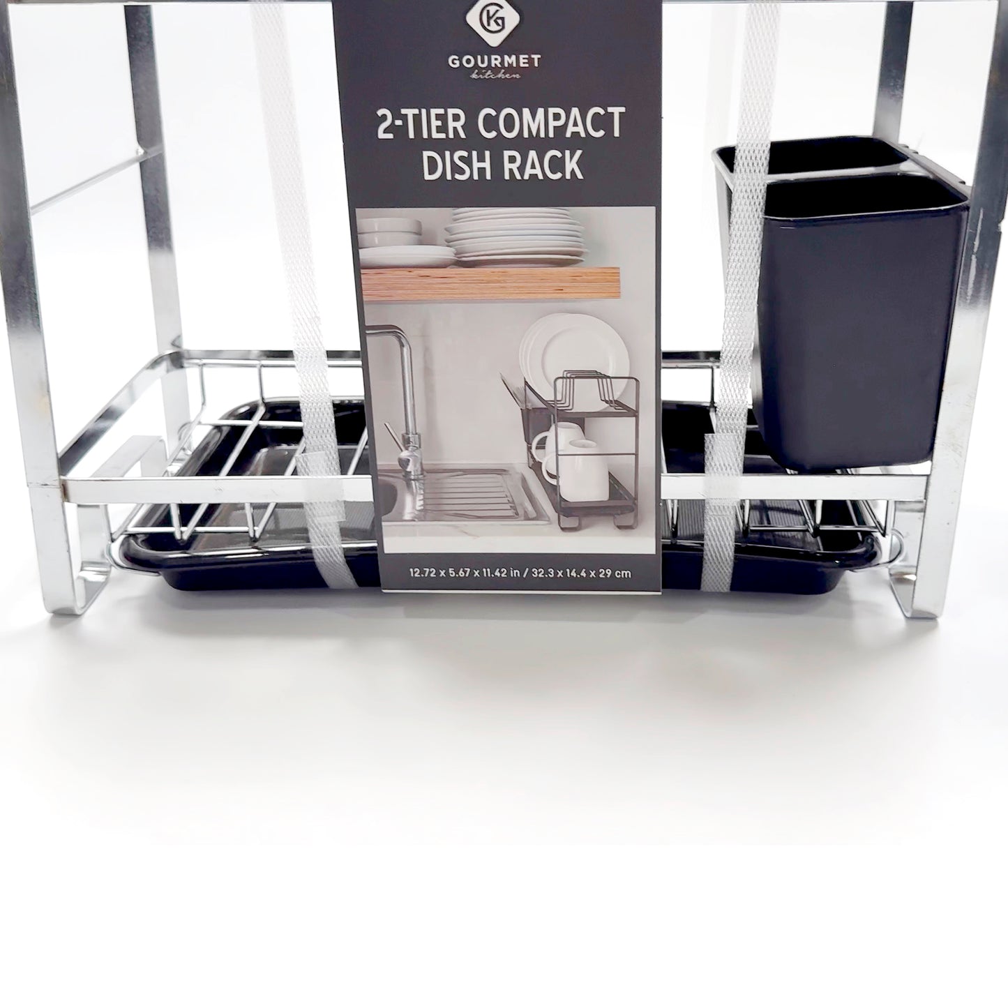 2-Tier Compact Dish Rack