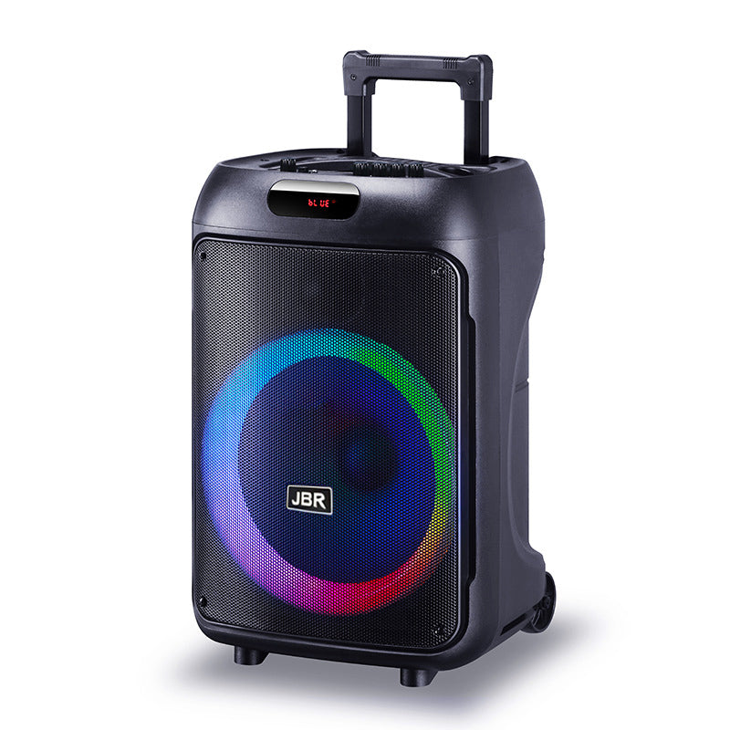 12" Portable TWS Bluetooth Speaker with Wireless Mic & RGB Lights