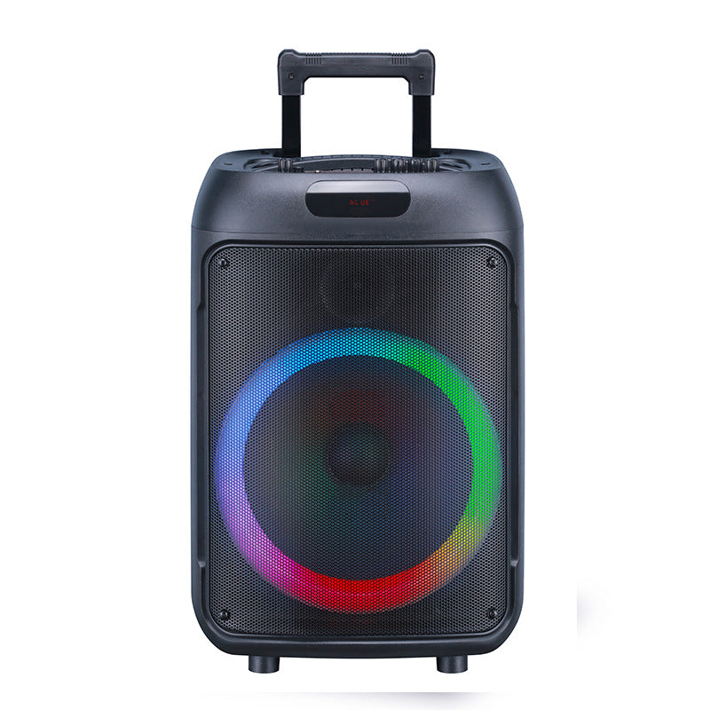 12" Portable TWS Bluetooth Speaker with Wireless Mic & RGB Lights