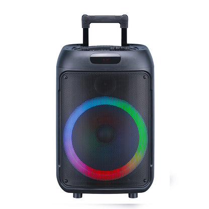 12" Portable TWS Bluetooth Speaker with Wireless Mic & RGB Lights