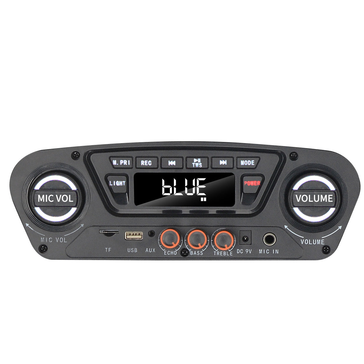 12" Portable TWS Bluetooth Speaker with Wireless Mic & Laser Lights