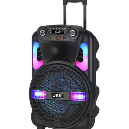 12" Portable TWS Bluetooth Speaker with Wireless Mic & Laser Lights