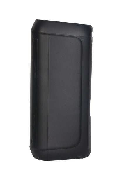 Dual 8" Portable Bluetooth Speaker with Wireless Mics & RGB Lights