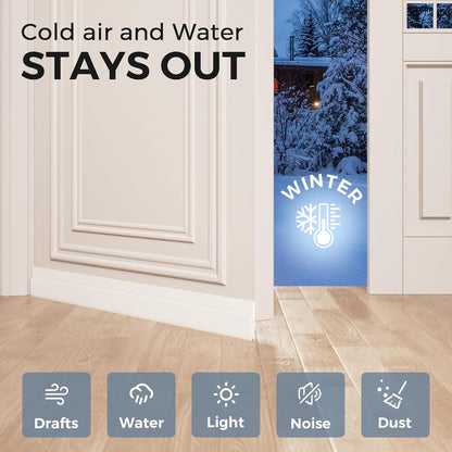 Door Draft Stopper 2 Pack / Each Pack 2 Units (2 Color Options)