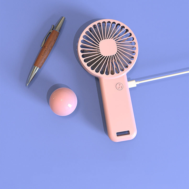 Portable mini fan with phone holder,1 piece, random color,USB Charging