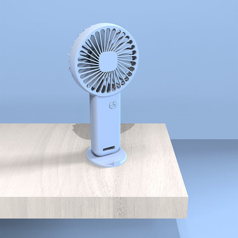Portable mini fan with phone holder,1 piece, random color,USB Charging