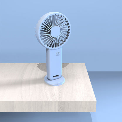 Portable mini fan with phone holder,1 piece, random color,USB Charging