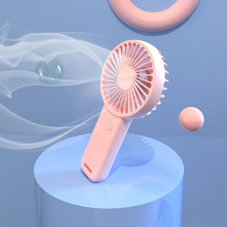 Portable mini fan with phone holder,1 piece, random color,USB Charging