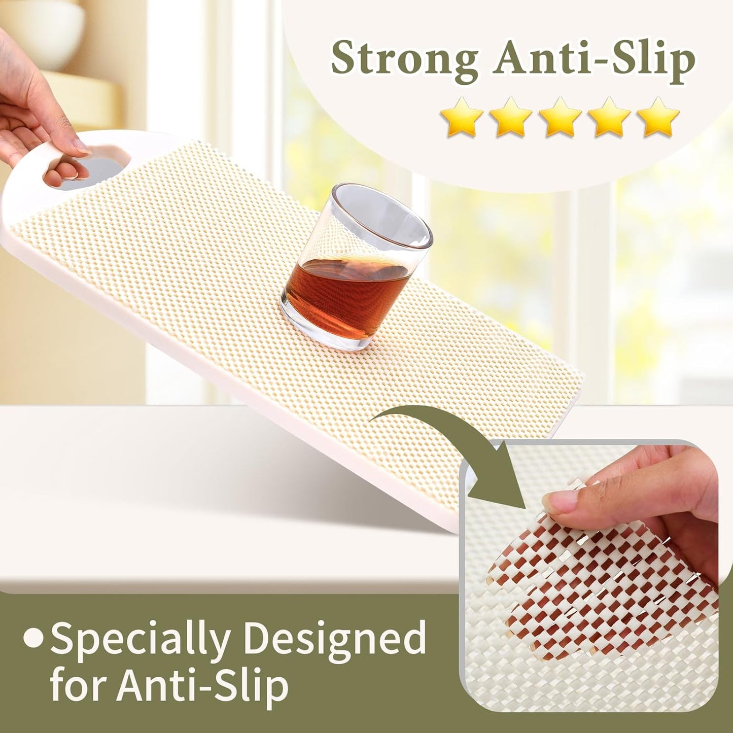 Non-slip Sofa Cushion Pad Gripper Soft Rubber Mesh Mat for Home Office Area Rug