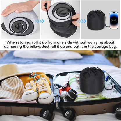 Travel Pillows for Airplanes, Gray