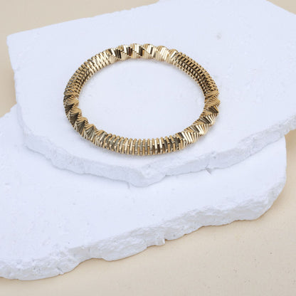 4-Piece 18K Gold-Plated Bracelets Set