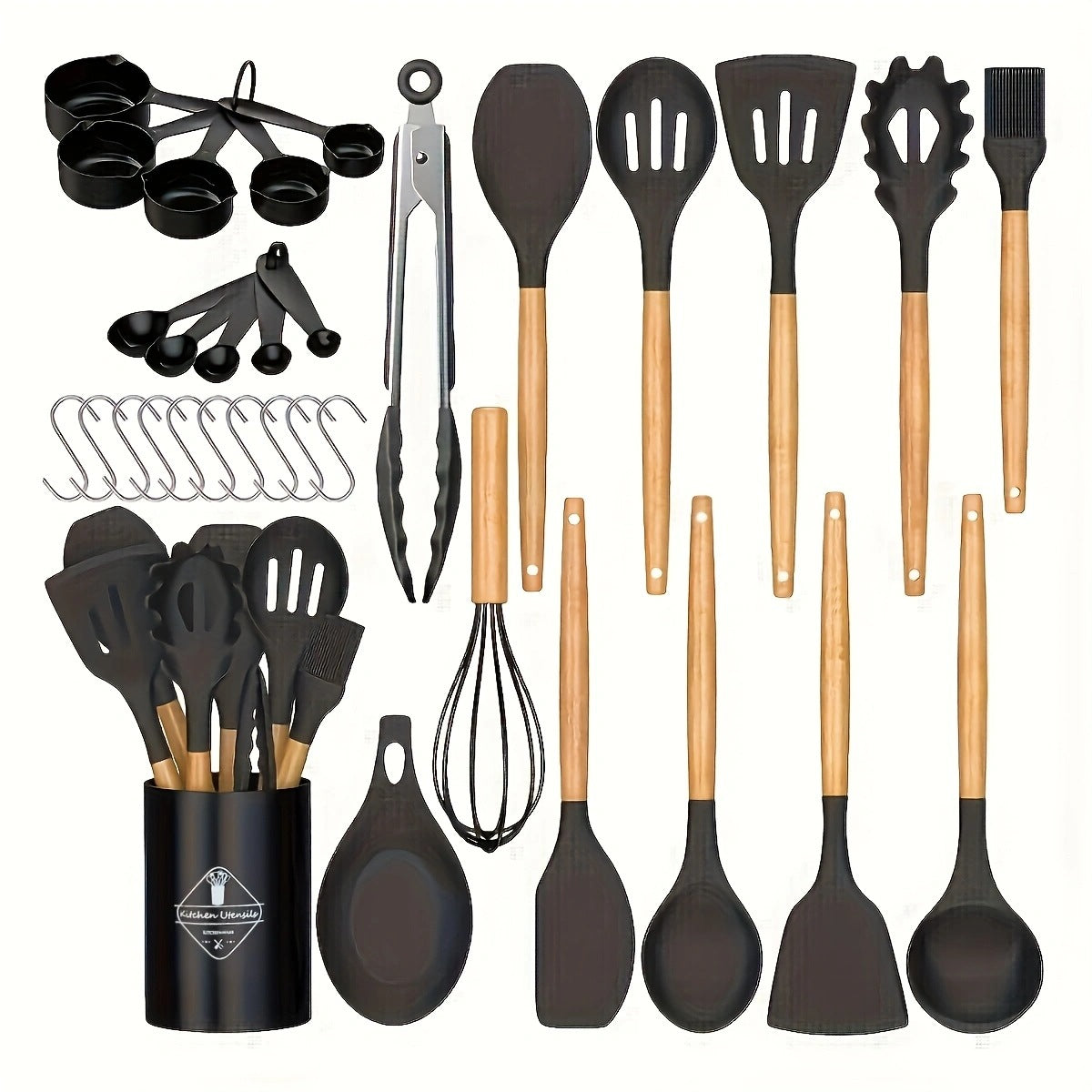 33-Piece Kitchen Cooking Utensils Set (2 Color Options)