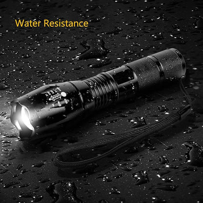 Battery Powered LED Flashlight, Black