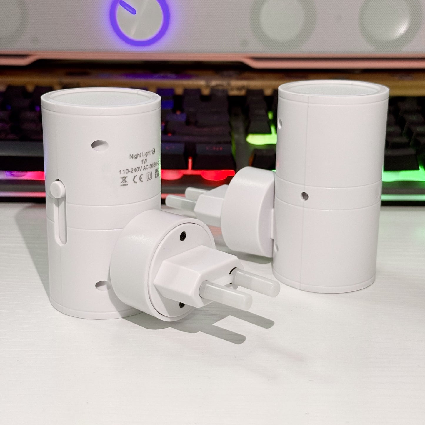 LED Night Light Plug in 2 Units (2 Color Options)