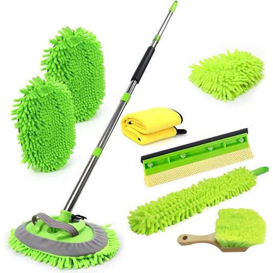 8-Piece Car Wash Kit, Green