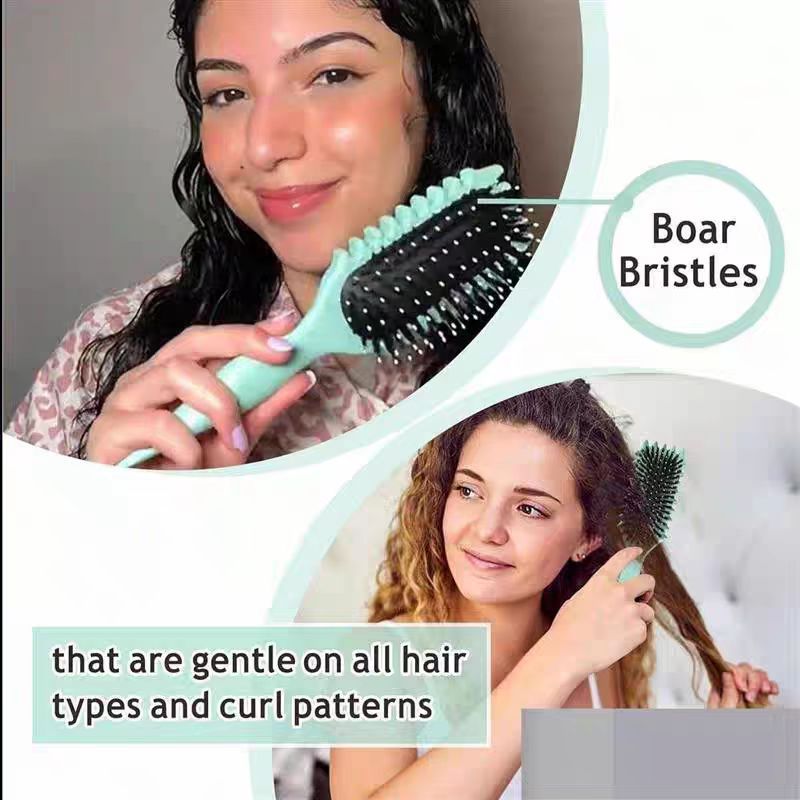 Curly Hair Brush 2  Units(2 Color Options)