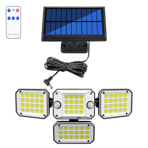 4 Head 2 Sensor Separated solar panel