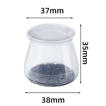 24 Pcs Chair Leg Floor Protectors