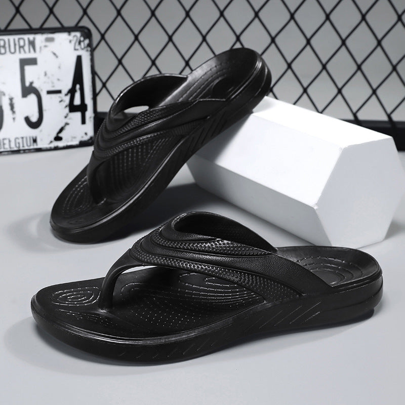 Flip Flops Soft Lightweight Sandals, Black