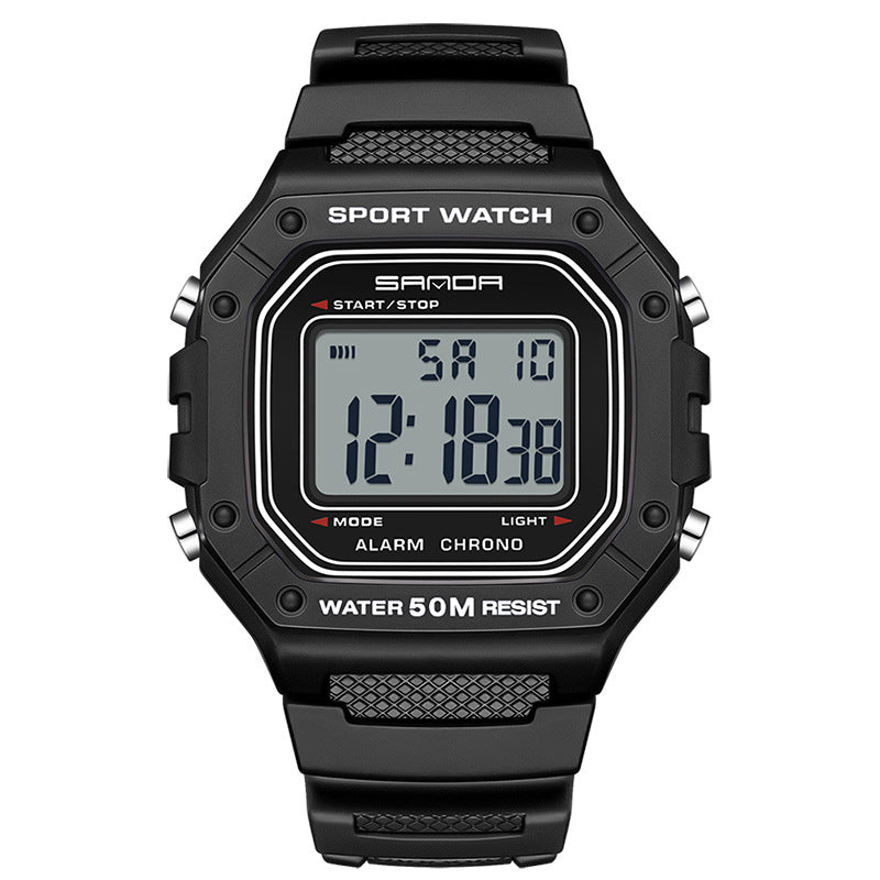 Men's Watches Digital Sports Outdoor Waterproof Military Watch with LED Backlight
