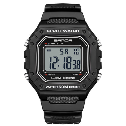 Men's Watches Digital Sports Outdoor Waterproof Military Watch with LED Backlight