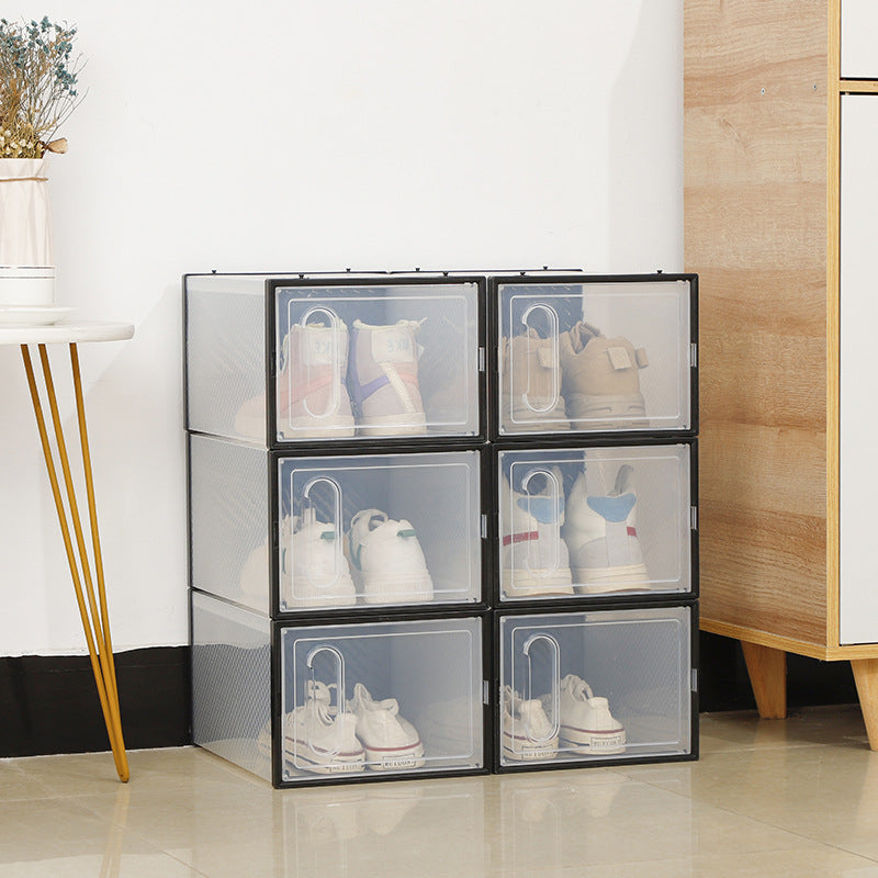 12pcs Magnetic Shoe Storage Boxes Stackable for Men and Women (Maximum Size 12)