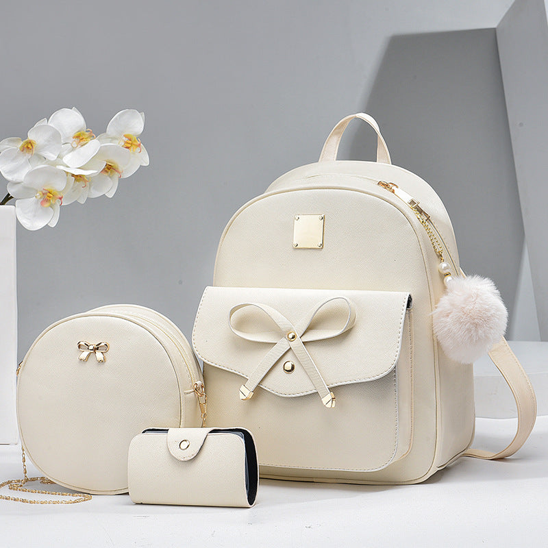 Mini Backpack Purse for Women - 3-Piece Set