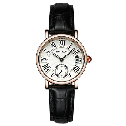 Fashion Casual Ladies Watch Leather Strap
