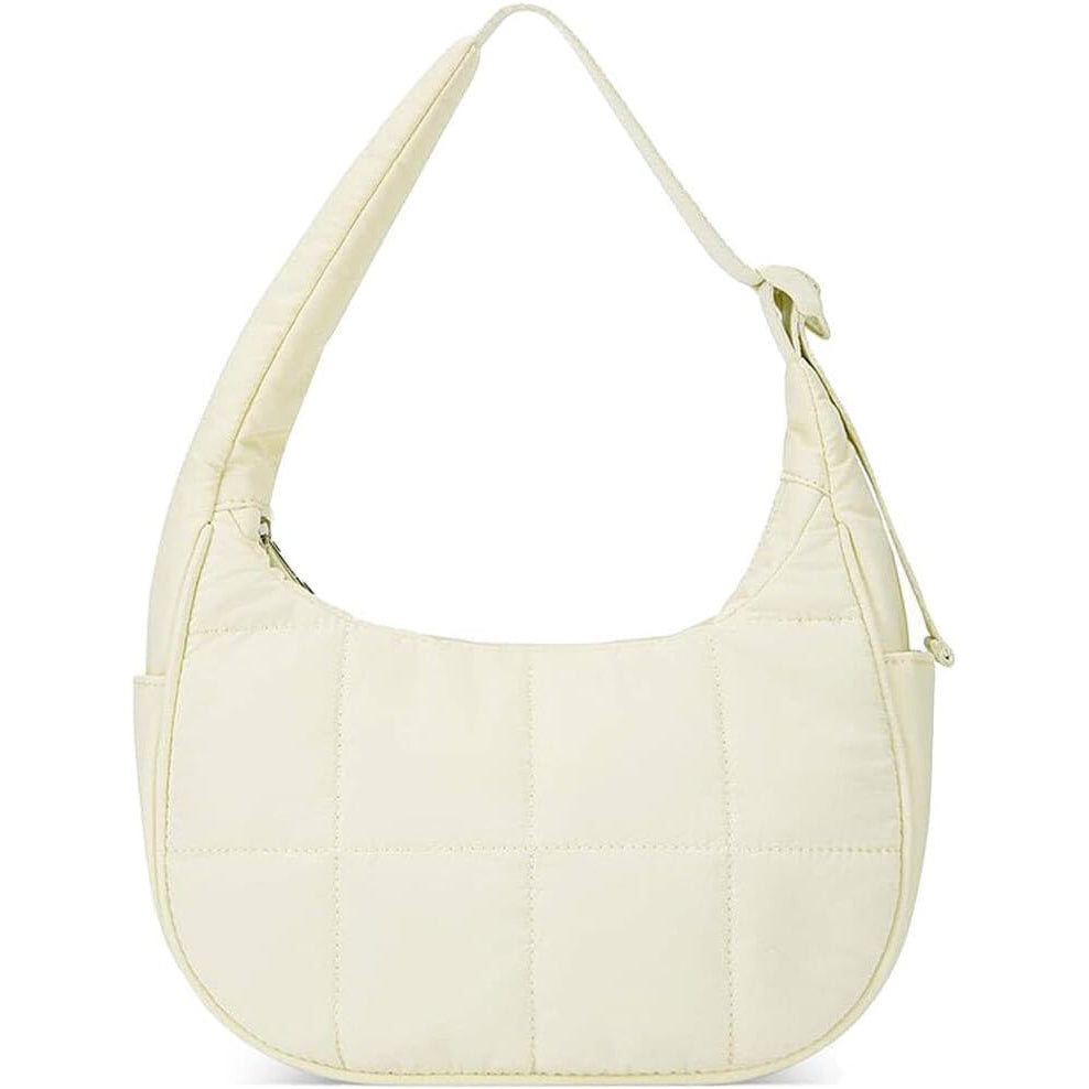 Small Crescent Puffer Purse Shoulder Bag