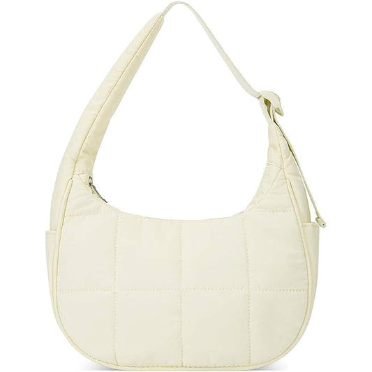 Small Crescent Puffer Purse Shoulder Bag