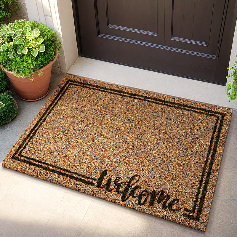 Welcome Coco Coir Door Mat 45*75cm, Brown